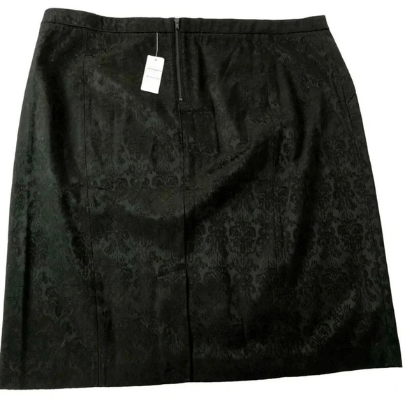 Penningtons Woman's Suit Black Jacquard Jacket Skirt Plus Size 22 New - Picture 6 of 6